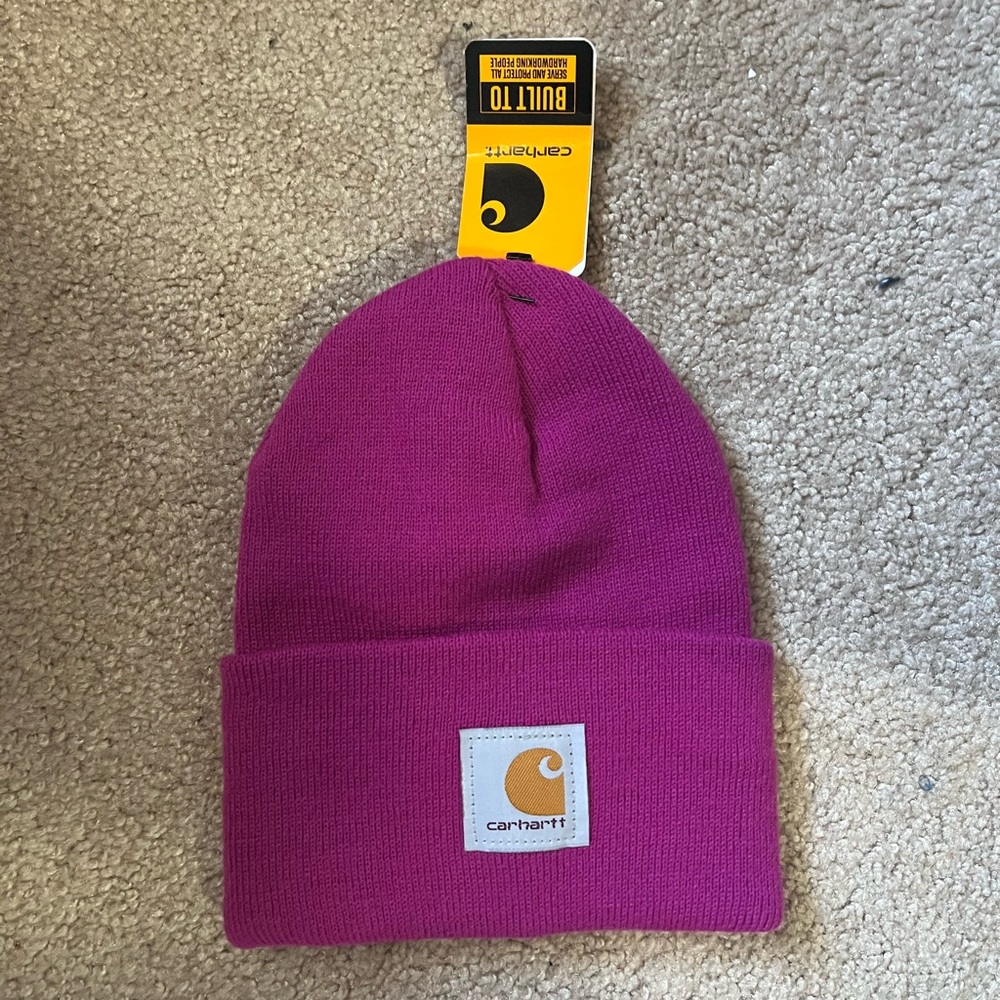 Carhartt Purple Knit Beanie